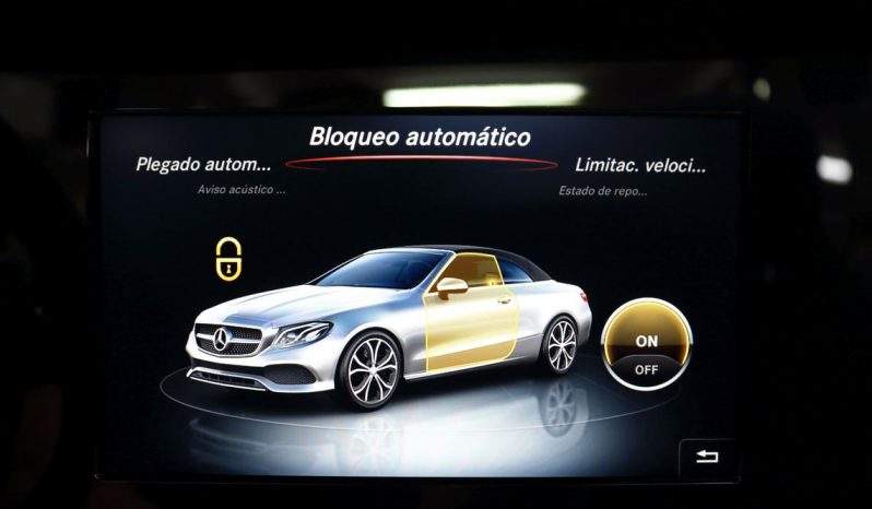 MERCEDES-BENZ Clase E Cabrio E 220 d 2p. lleno